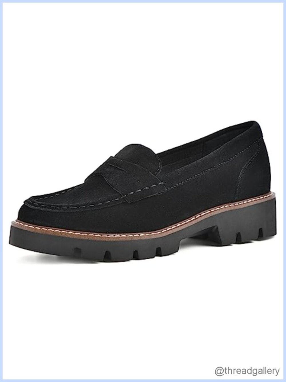 Cushioned Leather Penny Loafer Slip-On Casual Comfort Shoe